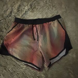 Under Armour Women's Multicolor Striped Athletic Shorts